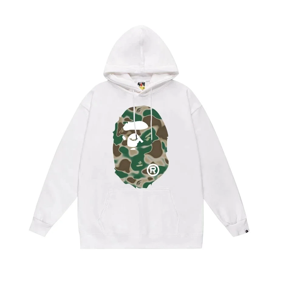 A Bathing Ape BAPE STA Camo Hoodie White