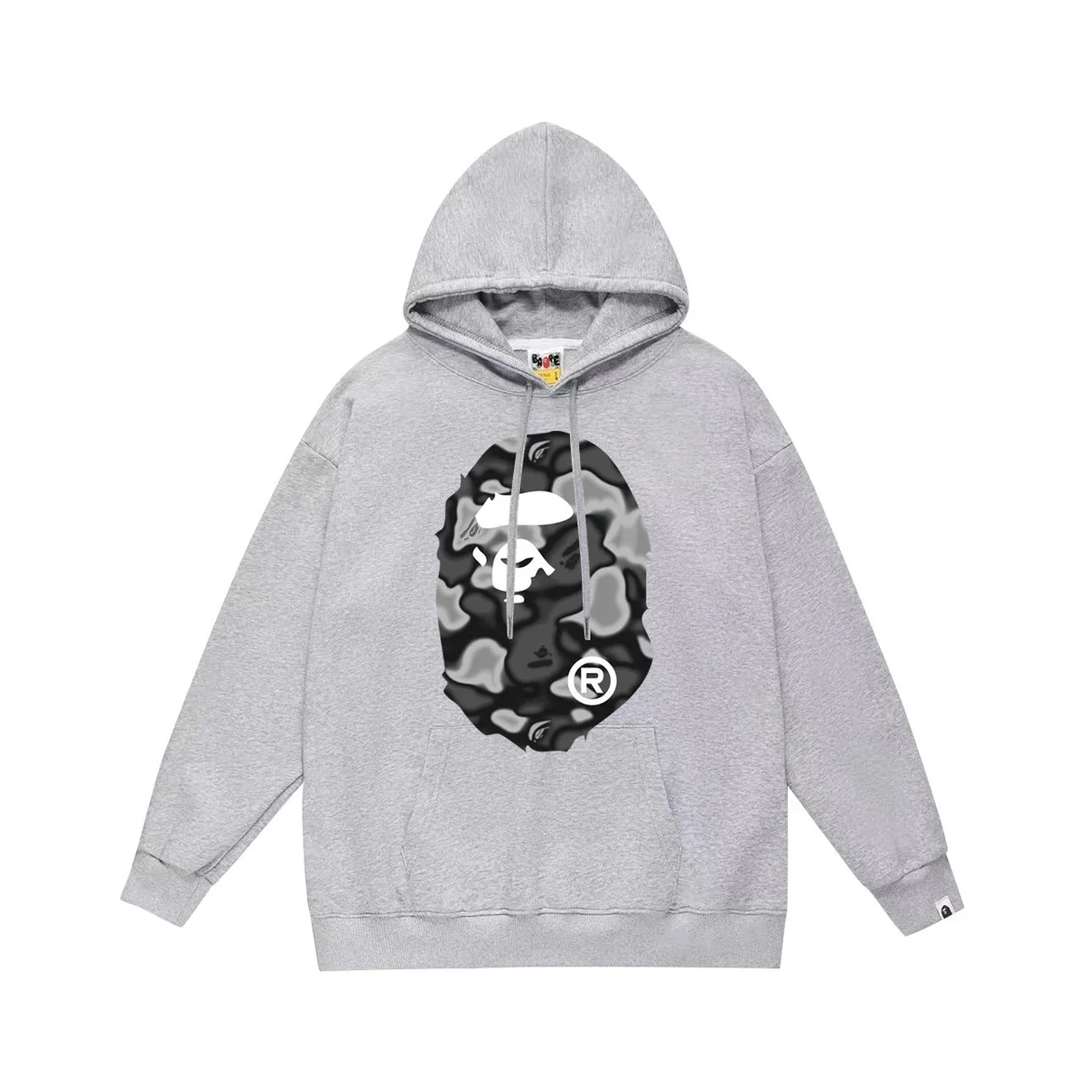 A Bathing Ape ABC Camo Grey Hoodie