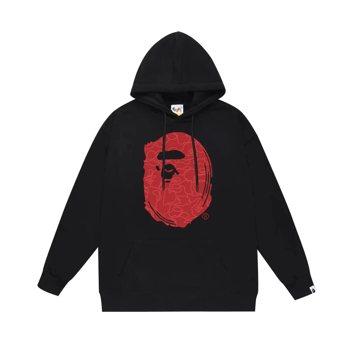 BAPE STA Black Red Camo Hoodie