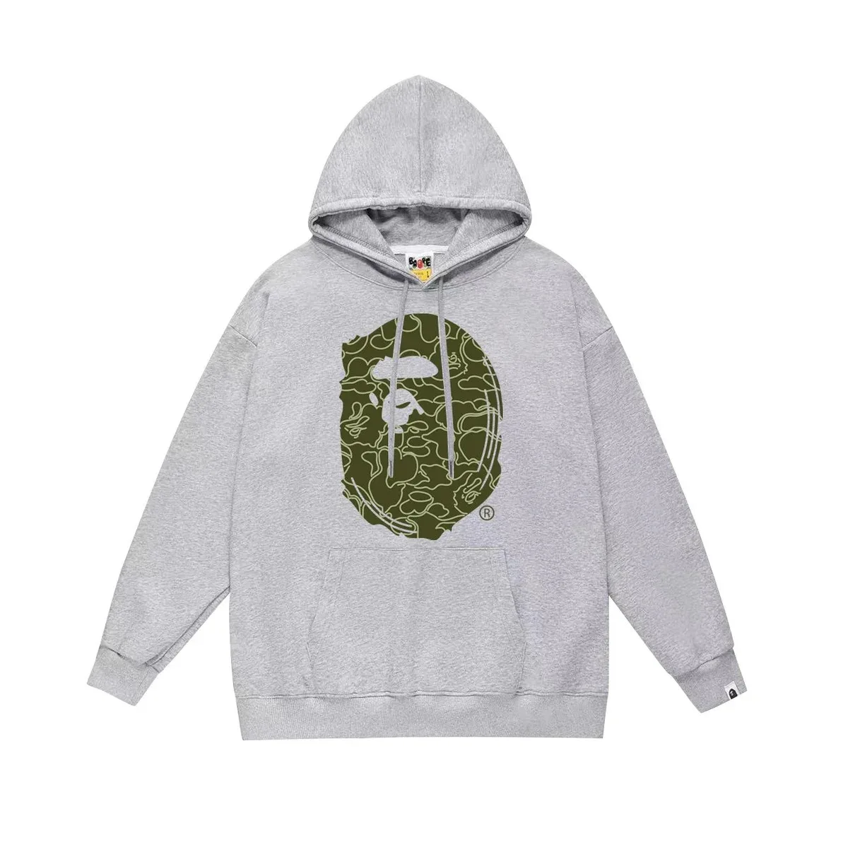 A Bathing Ape BAPE STA Olive Camo Hoodie