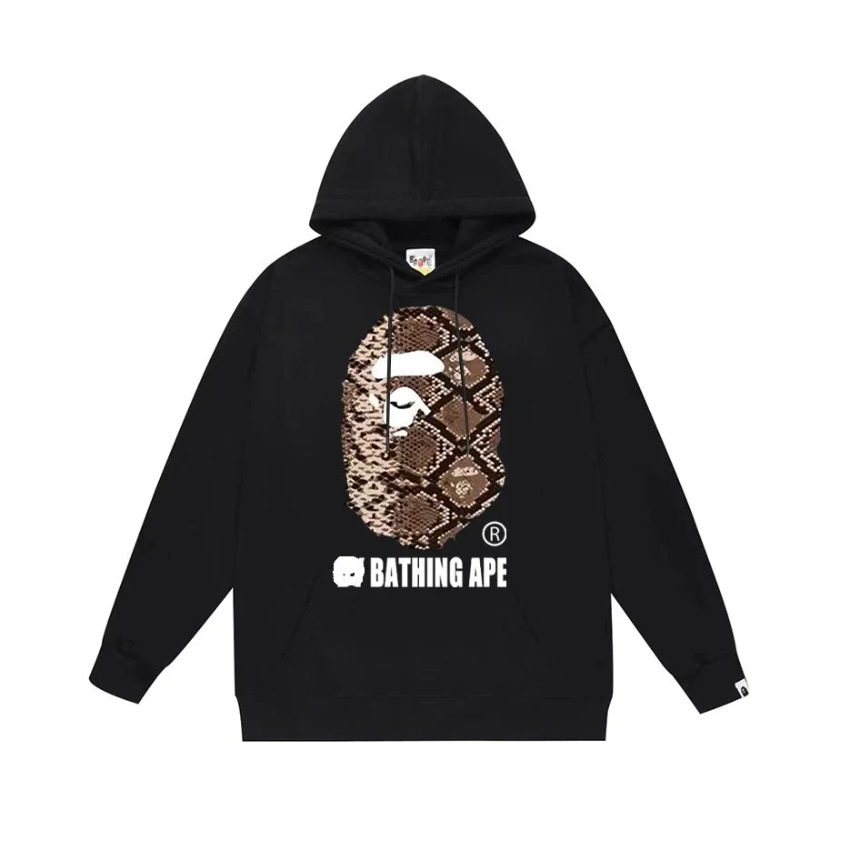 A Bathing Ape BAPE STA Snake Print Hoodie Black