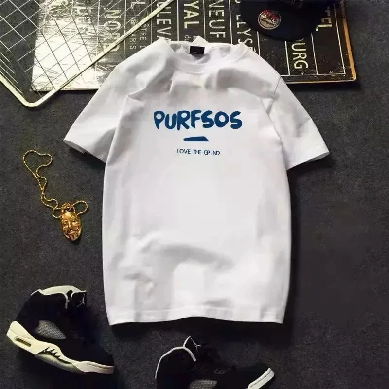 White 'PURFSOS' Graphic T-Shirt