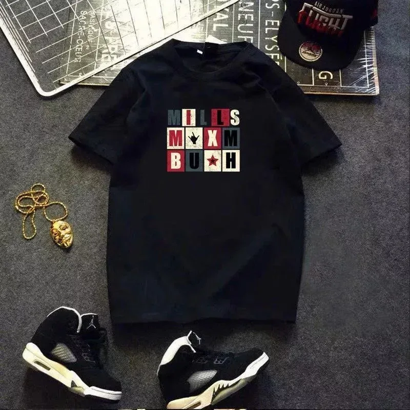 Black 'MILLS MXM BUH' T-Shirt