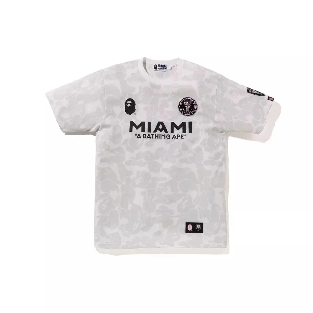 A Bathing Ape Miami BAPE STA White Camo T-Shirt