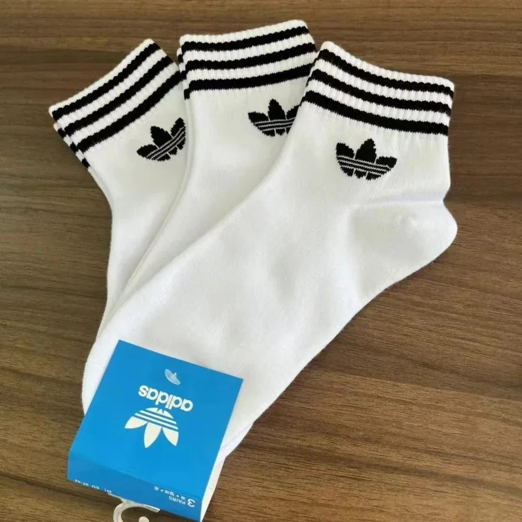 Adidas Originals Trefoil White Socks 3-Pack