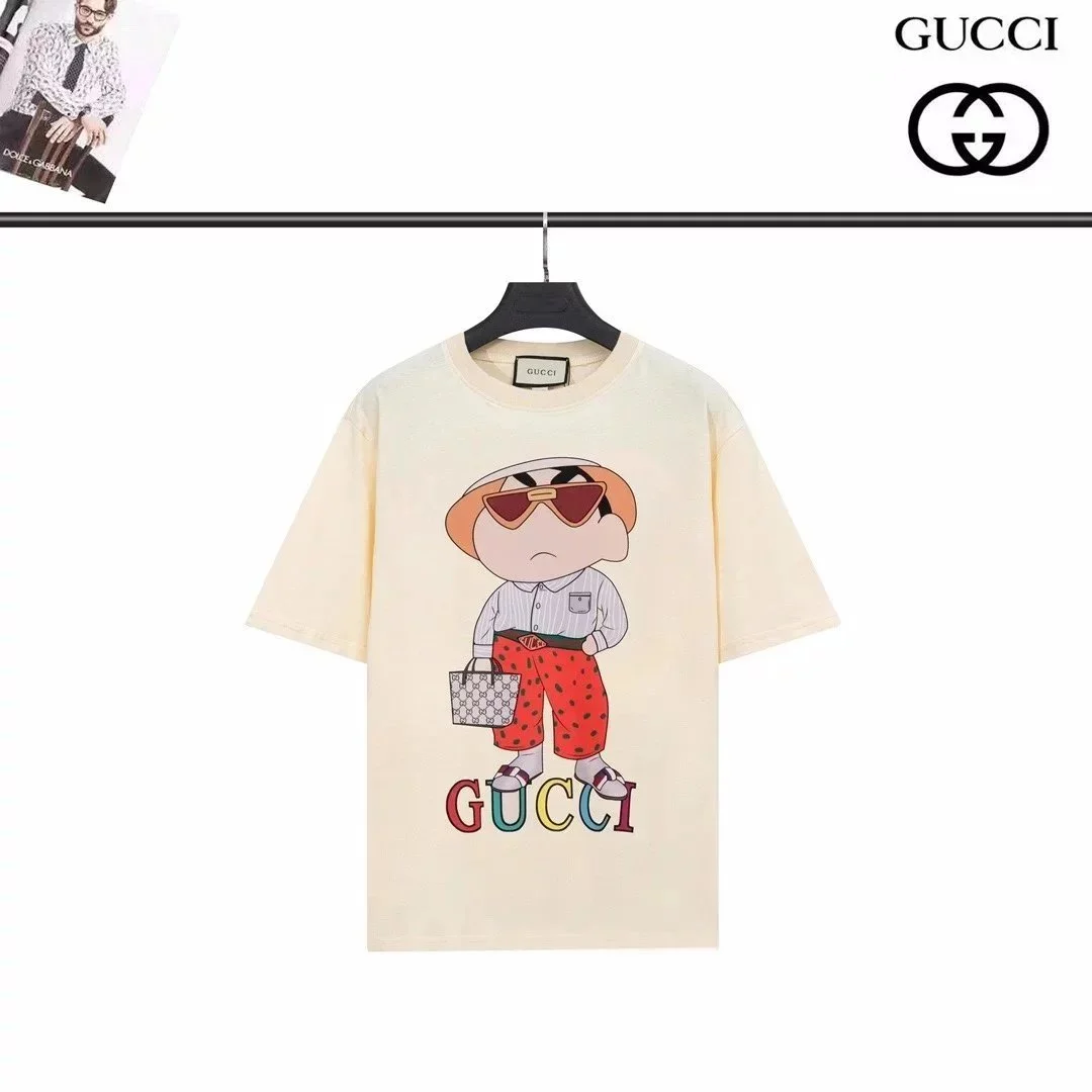 Gucci Cartoon Print T-Shirt Cream