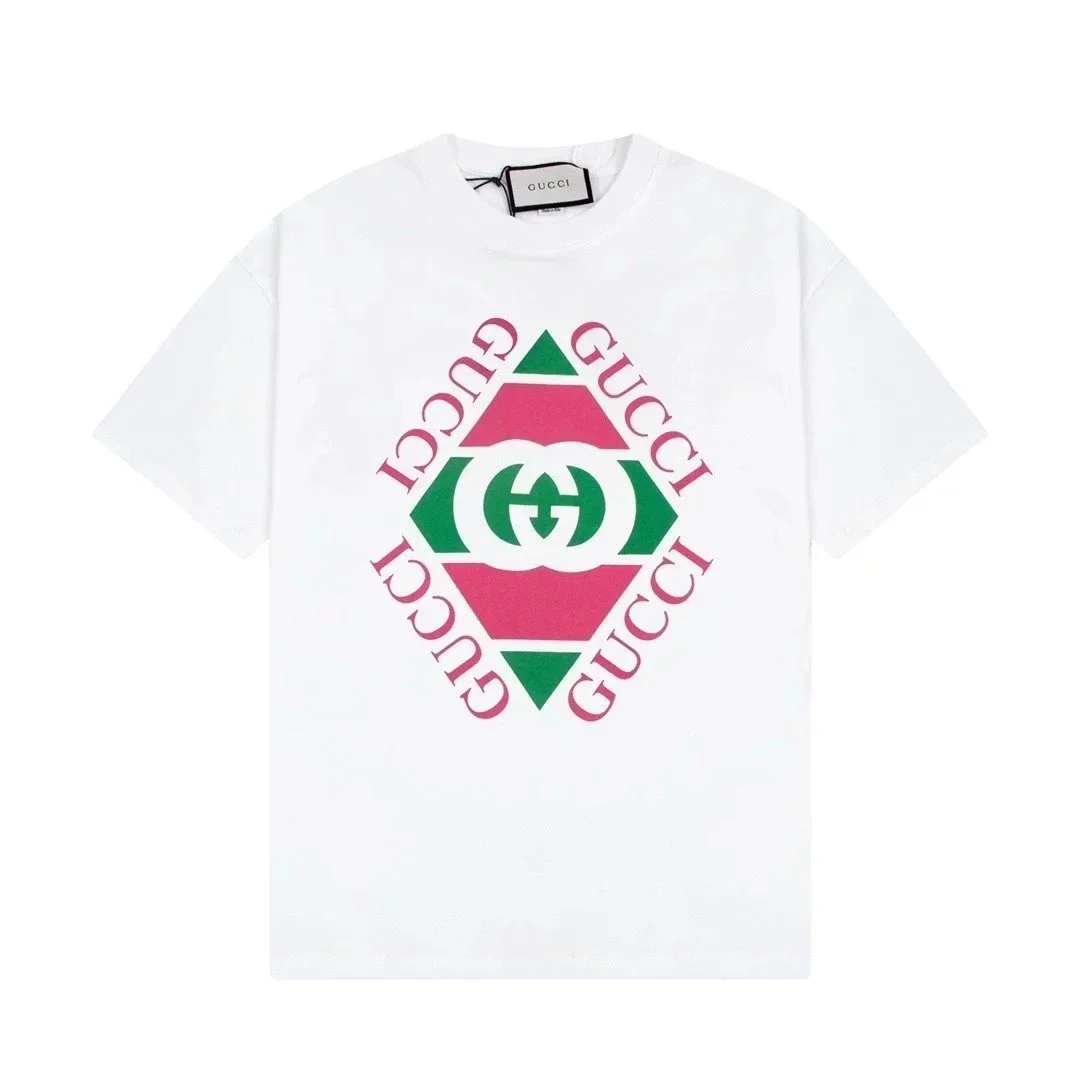 Gucci White GG Print Oversized T-Shirt