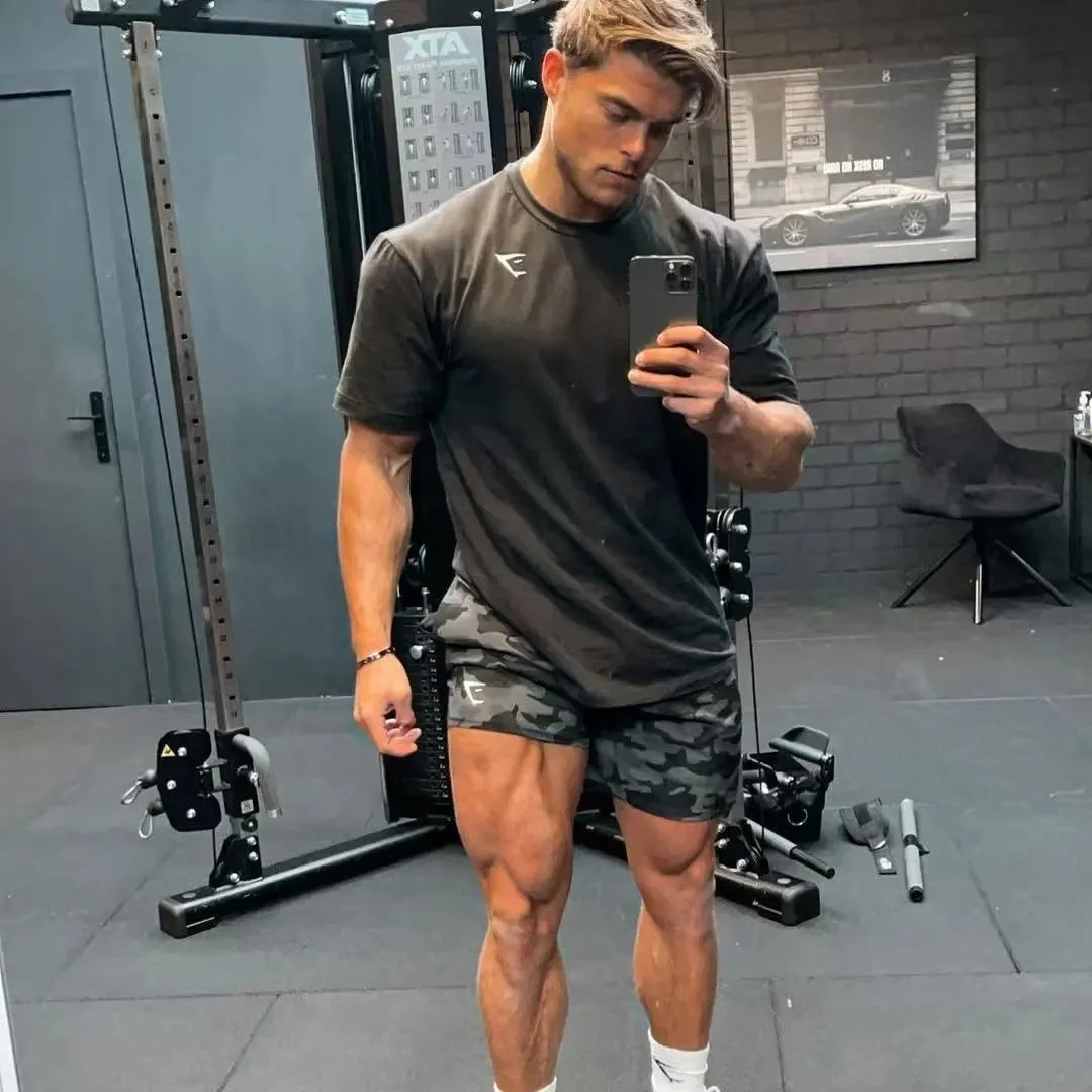 Unisex Camo Print Shorts