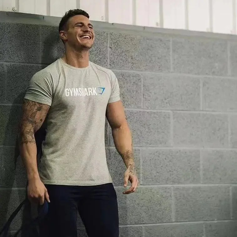 Gymshark T-Shirt Grey Solid T-Shirt