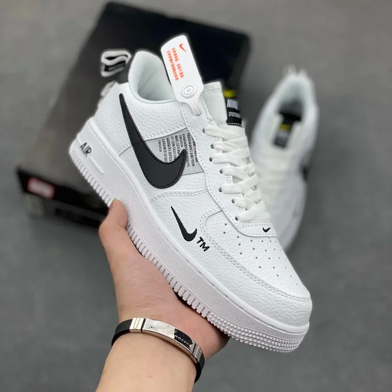 Nike Air Force 1 White/Black Sneakers