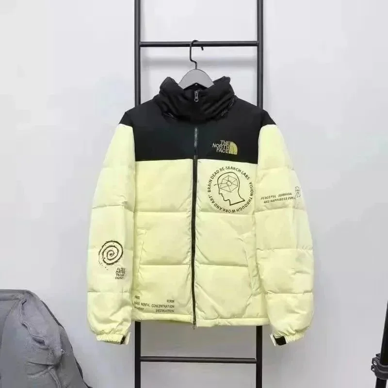 The North Face Nuptse Yellow/Black Parka