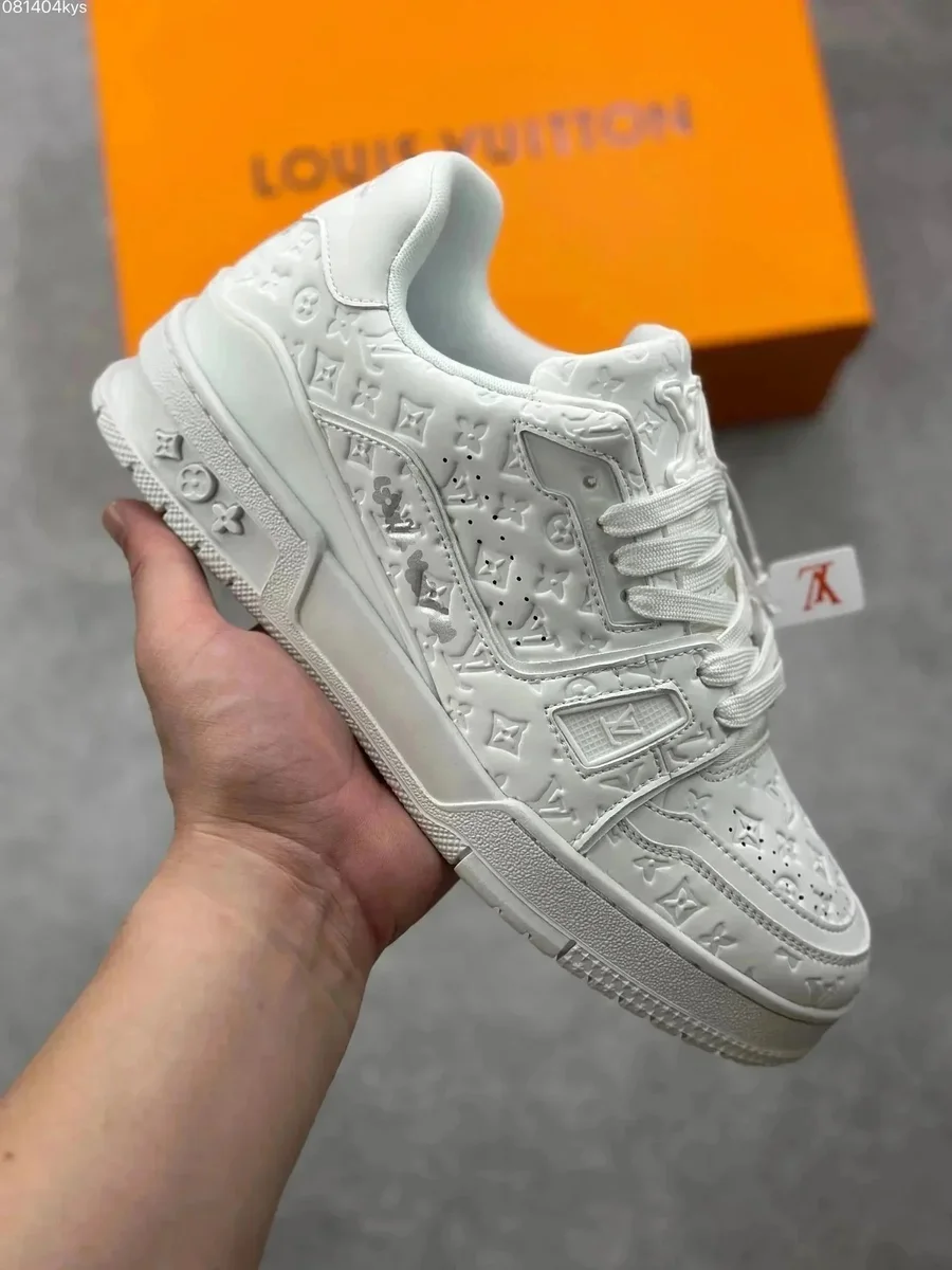 Louis Vuitton LV Trainer White Monogram Sneakers