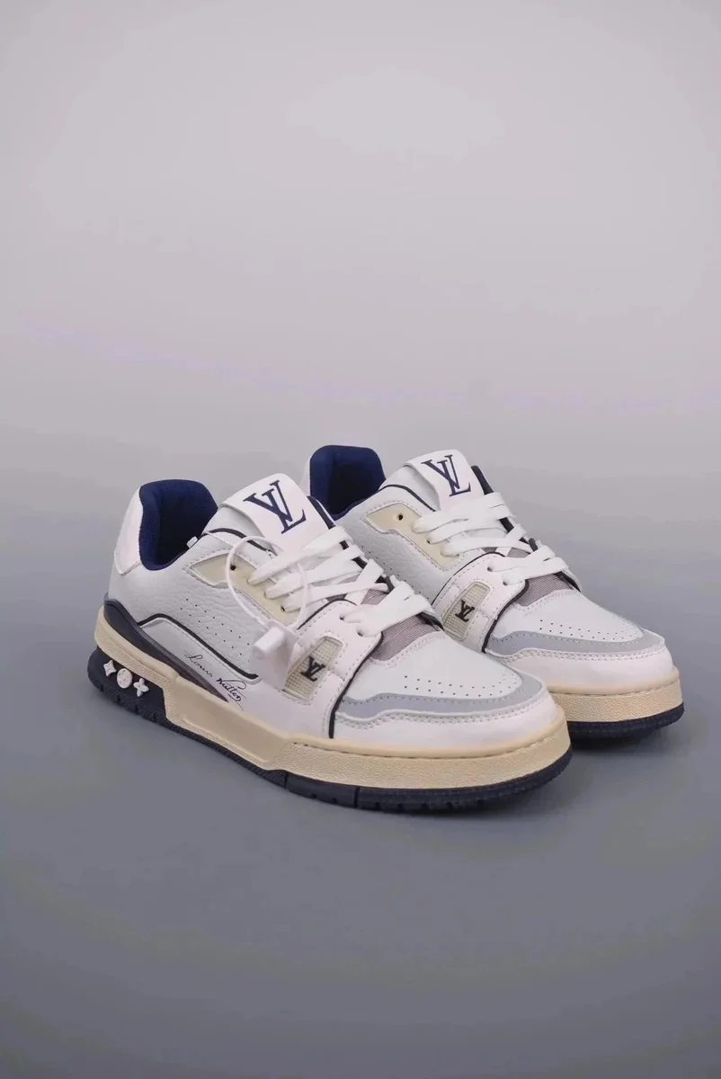 Louis Vuitton LV Trainer White/Navy Sneakers
