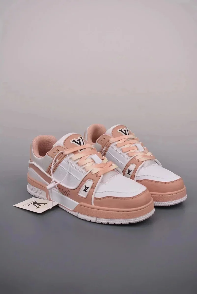 Louis Vuitton Tabi LV Trainer White/Peach Sneakers