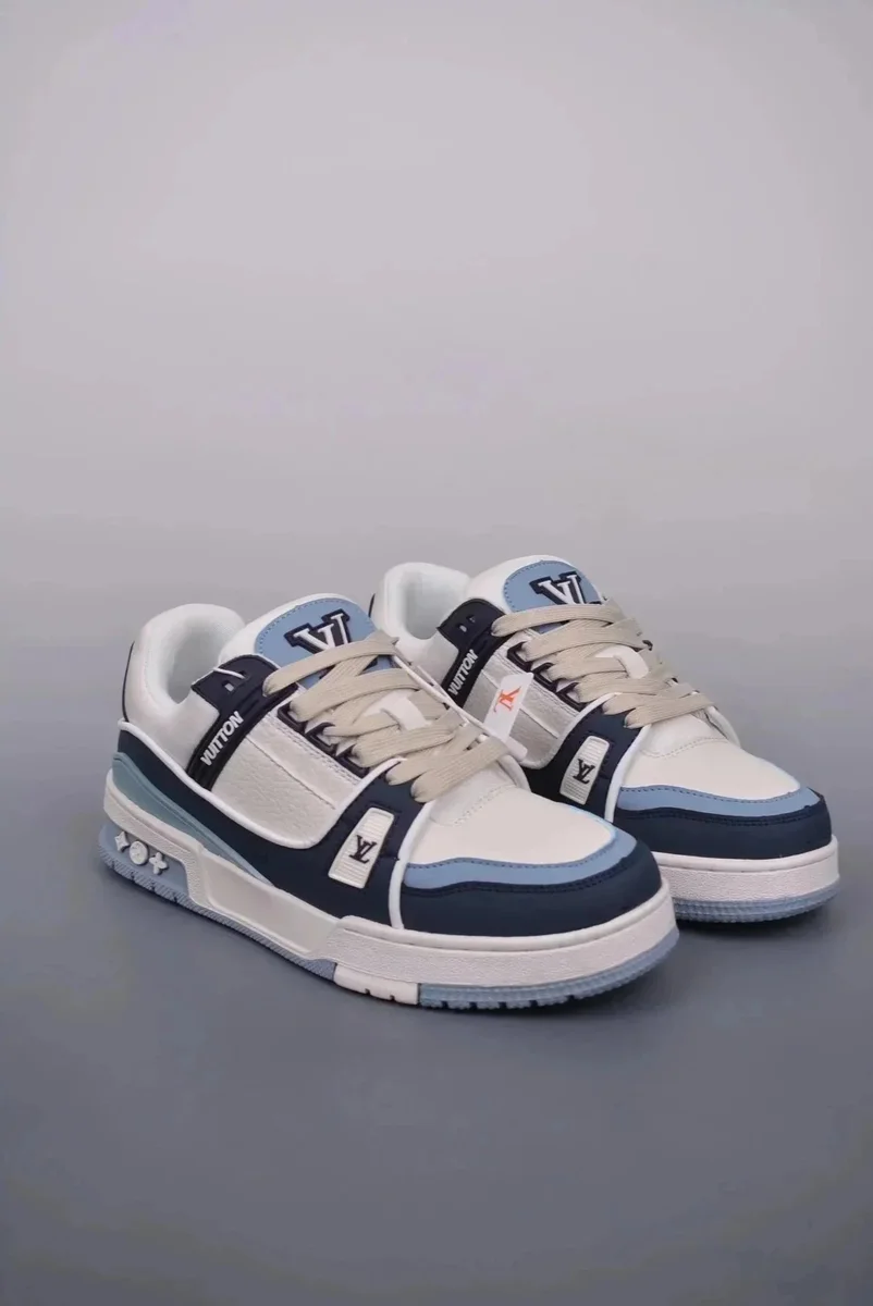 Louis Vuitton LV Trainer White/Navy Sneakers