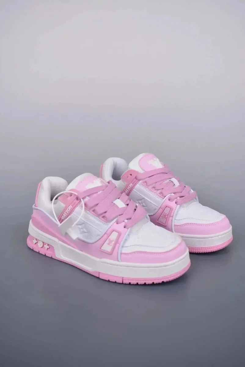 Louis Vuitton LV Trainer Pink/White Sneakers