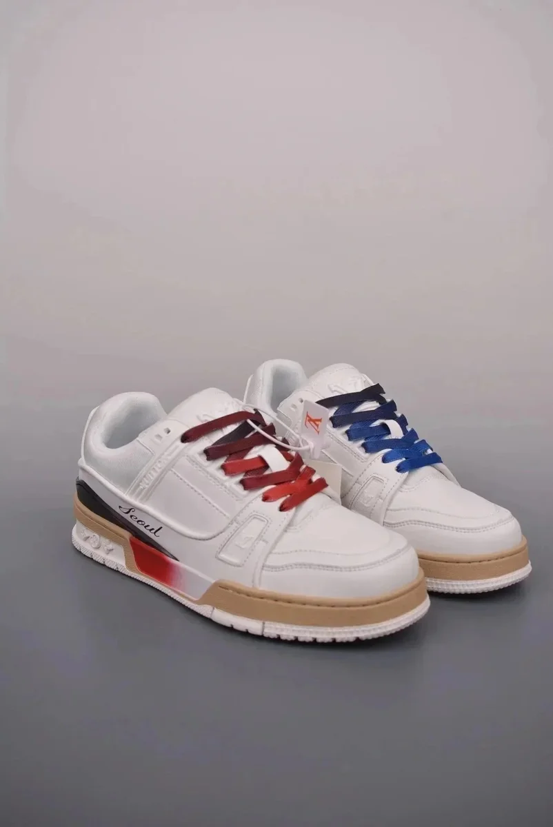 Louis Vuitton LV Trainer Seoul White Sneakers
