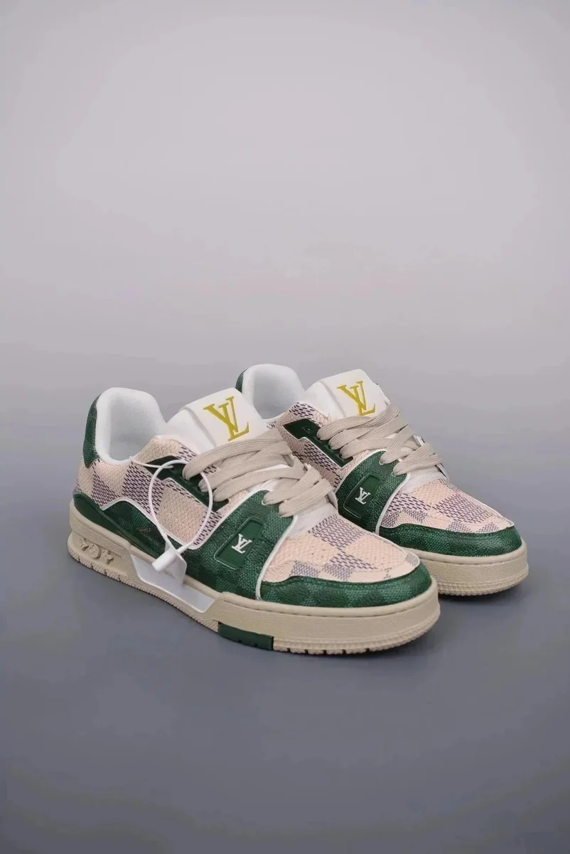 Louis Vuitton LV Trainer Damier Green Sneakers