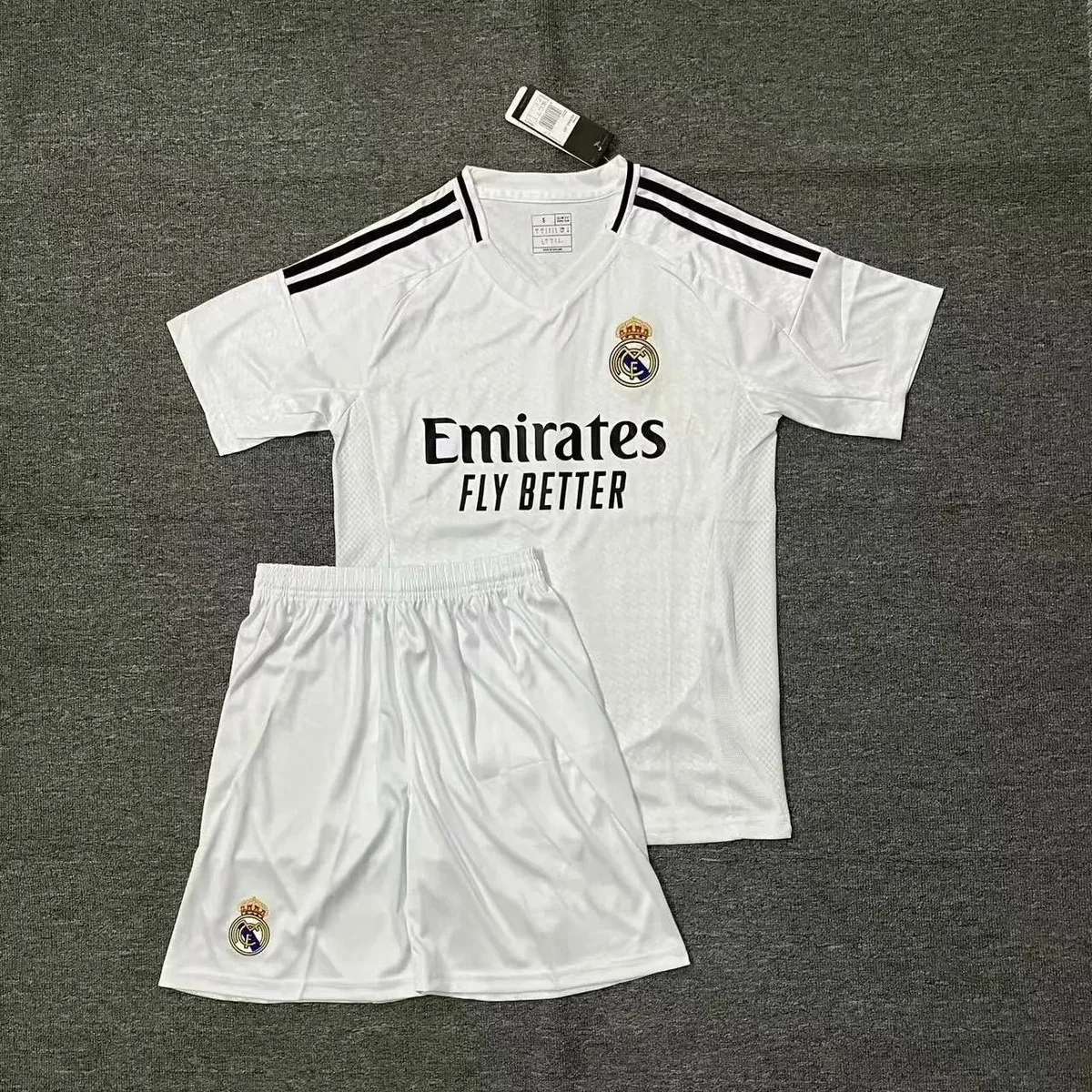 Adidas Real Madrid Home Kit White Soccer Set