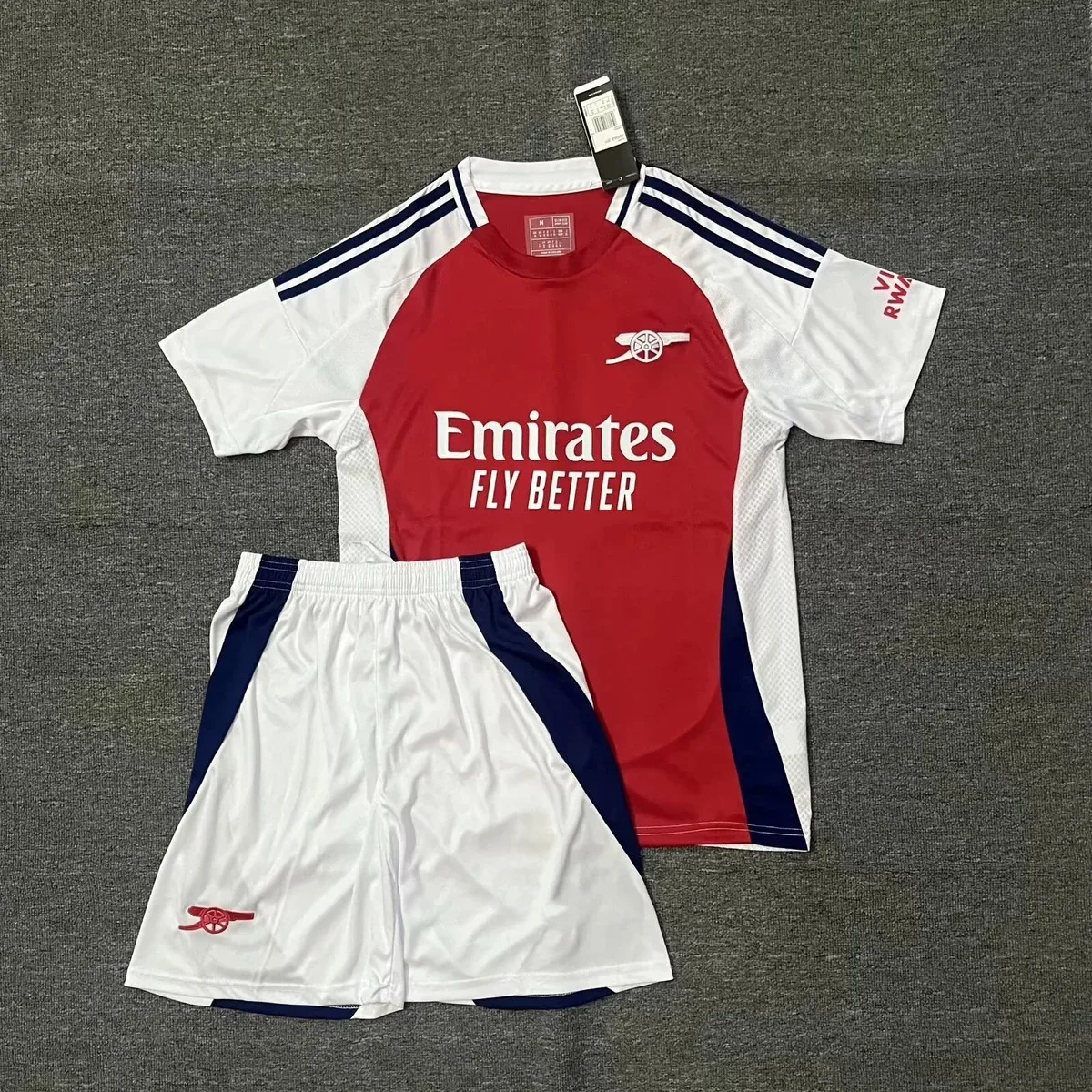 Adidas Arsenal Home Kit Red/White Soccer Set