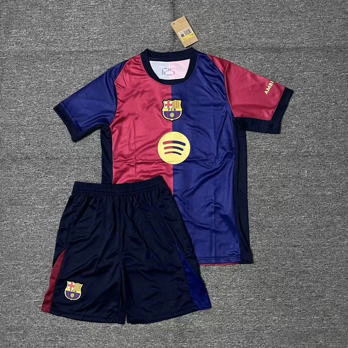 FCB Barcelona Home Kit 2024/25 Soccer Jersey & Shorts Set