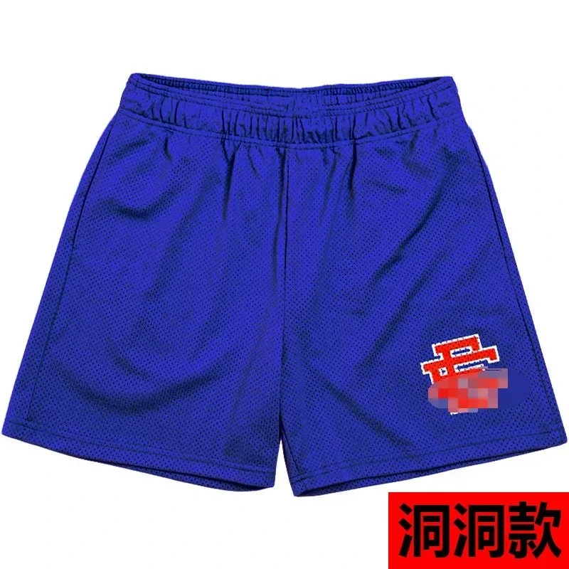 Blue Mesh Basketball Shorts
