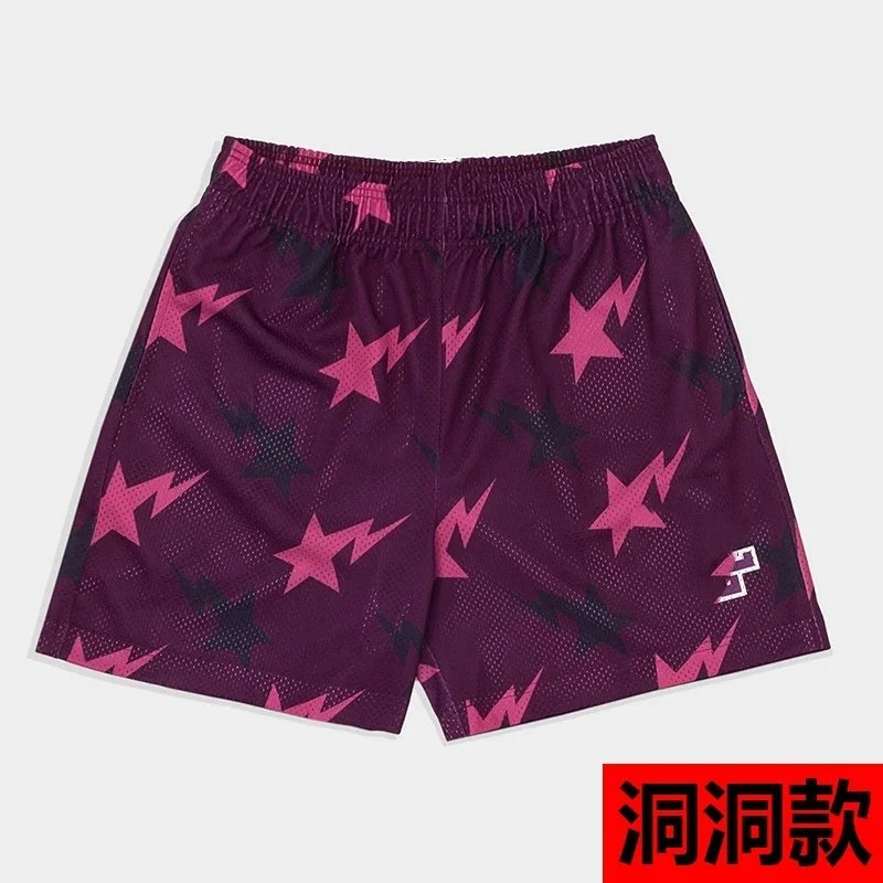 A Bathing Ape BAPE STA Star Mesh Shorts Purple