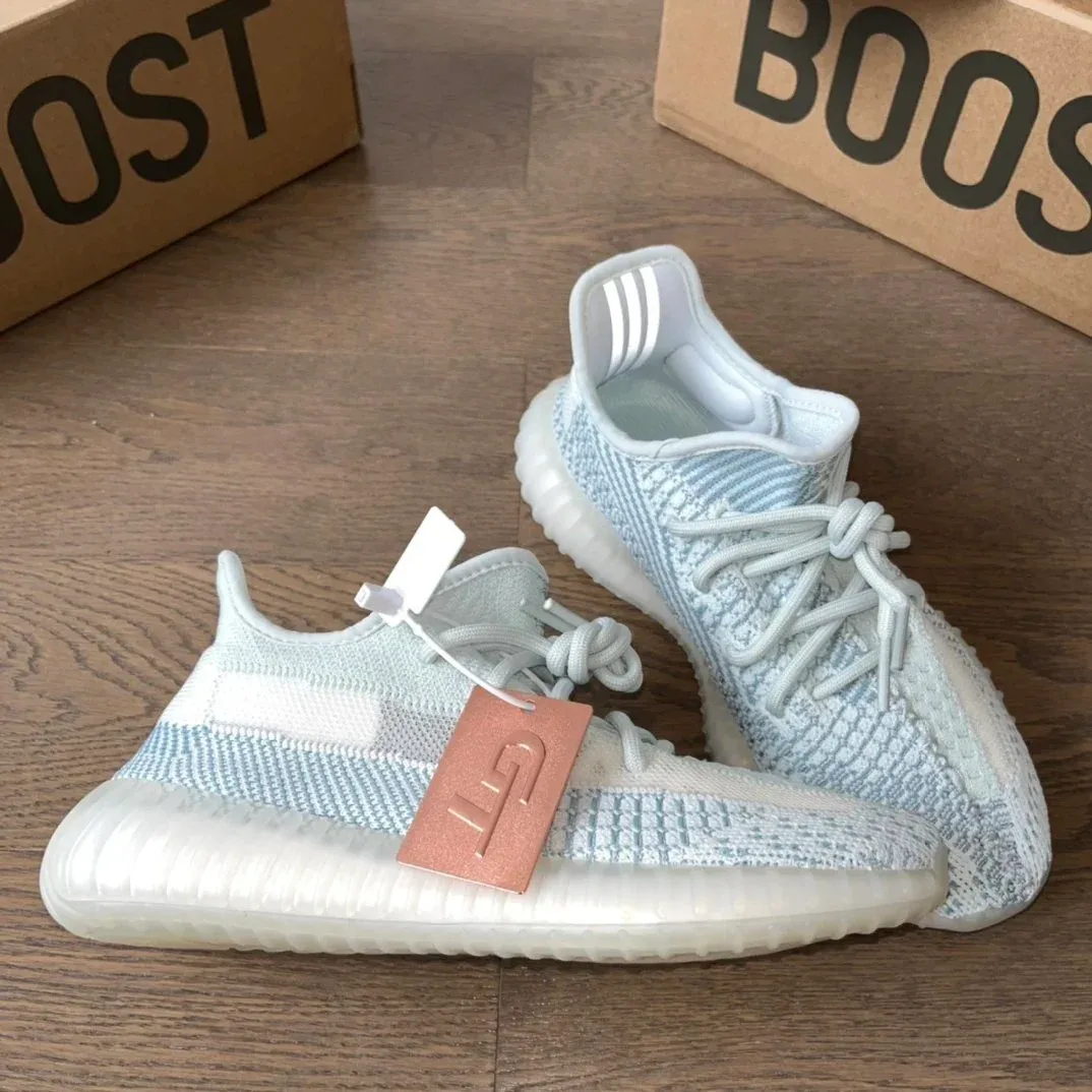 Adidas Yeezy 350 V2 Static Blue Sneakers
