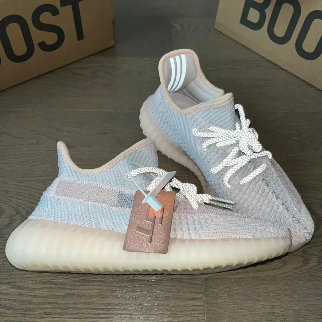 Adidas Yeezy 350 V2 Static Blue Sneakers