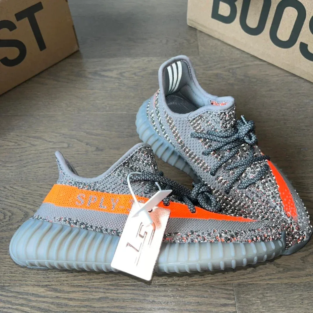 Adidas Yeezy 350 V2 Static Orange Sneakers
