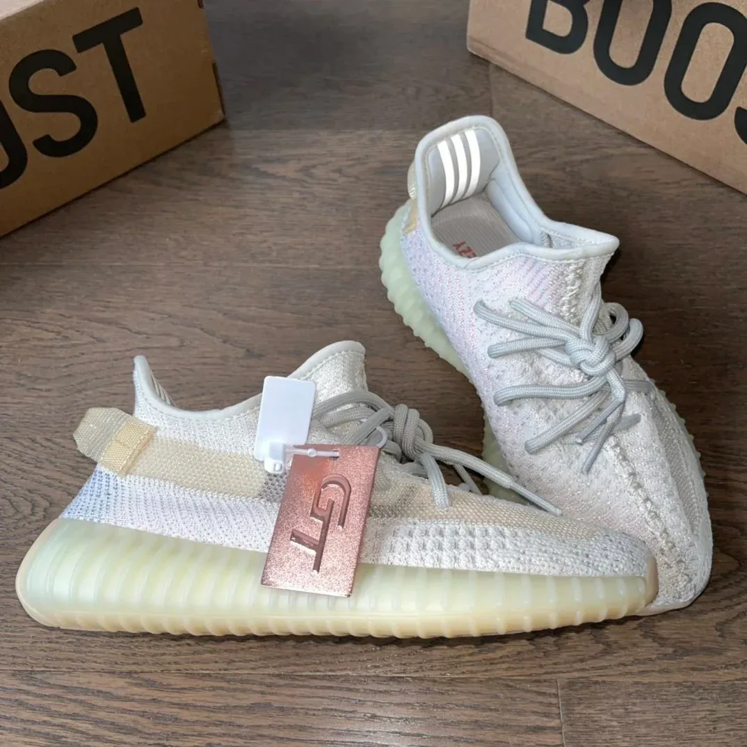 Adidas Yeezy 350 V2 Static Cream Sneakers