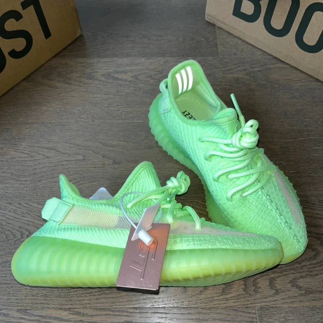 Adidas Yeezy 350 V2 Glow Green Sneakers