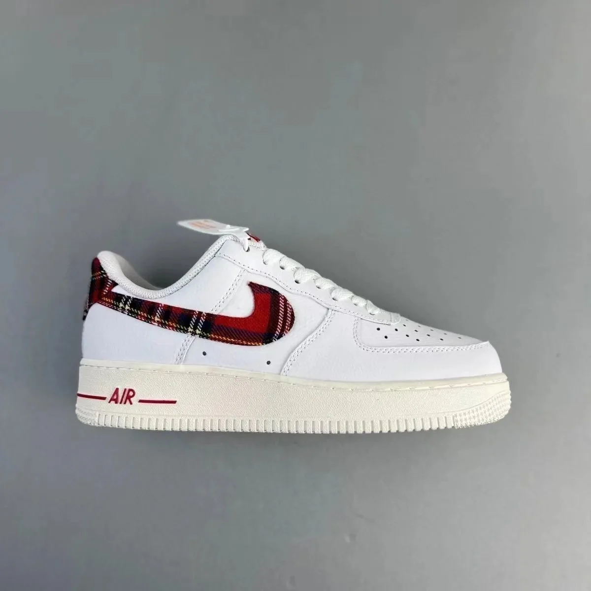 Nike Air Force 1 Tartan Swoosh Sneakers