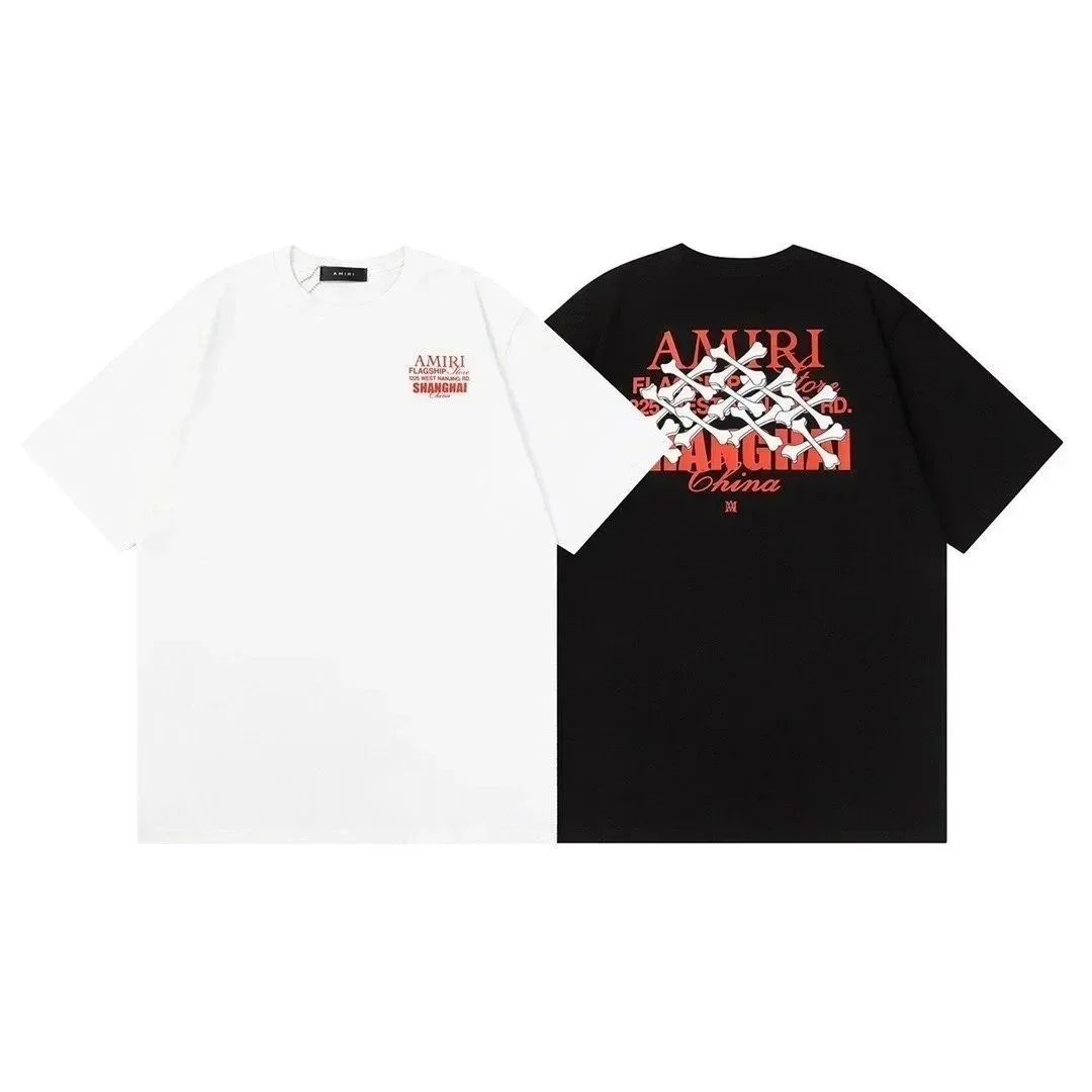 Amiri Shanghai Crossbones White T-Shirt