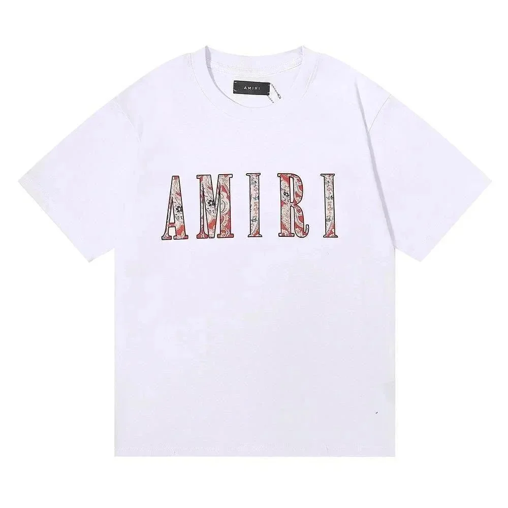 Amiri White AMIRI Letter Print T-Shirt