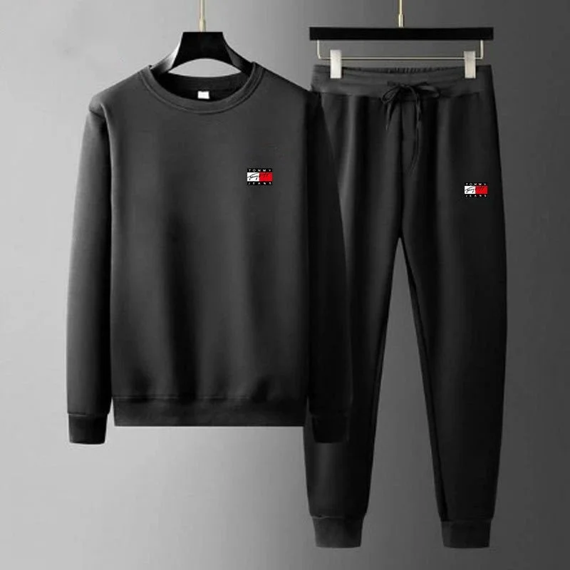Tommy Jeans Classic Logo Black Tracksuit Set