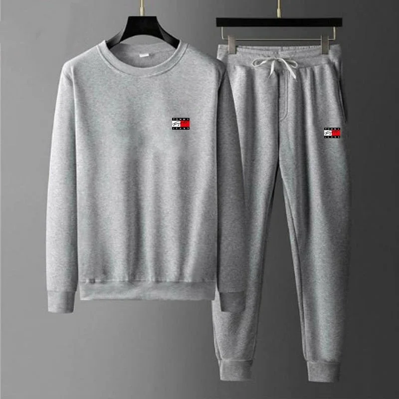 Tommy Jeans Grey Classic Logo Tracksuit