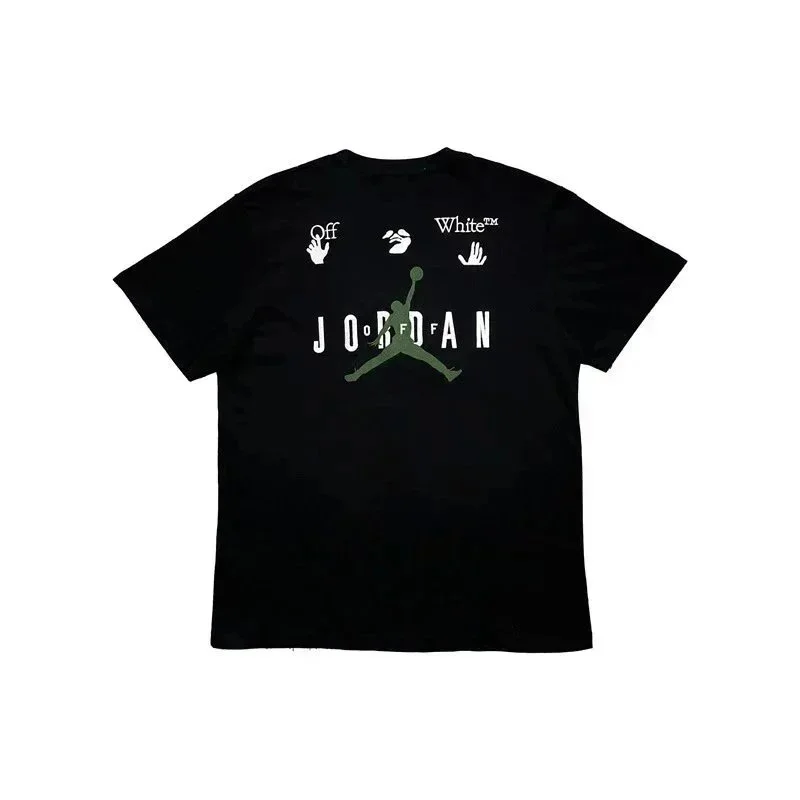 Jordan Air Jordan T-Shirt Black Solid T-Shirt