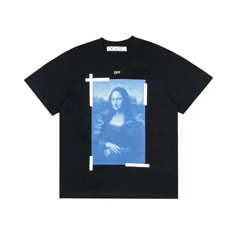 Off-White Mona Lisa Print T-Shirt Black