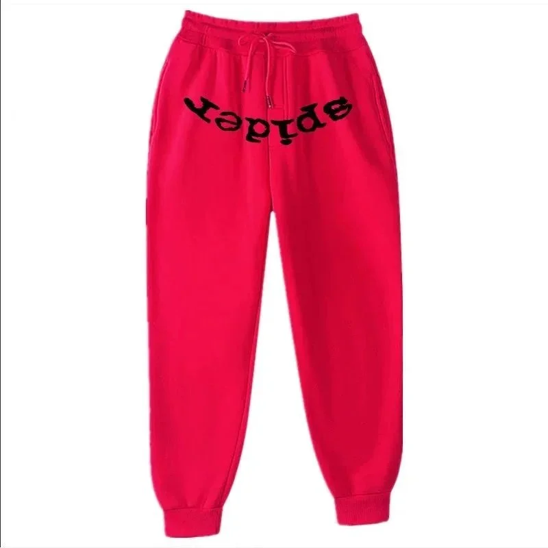 Spider Red Solid Sweatpants