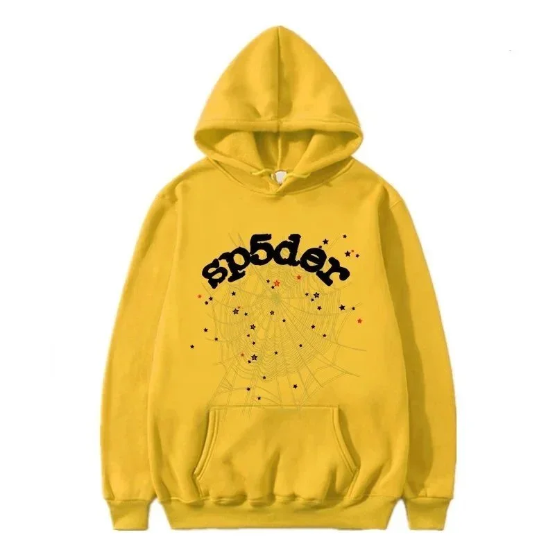 SP5DER Spider Yellow Hoodie