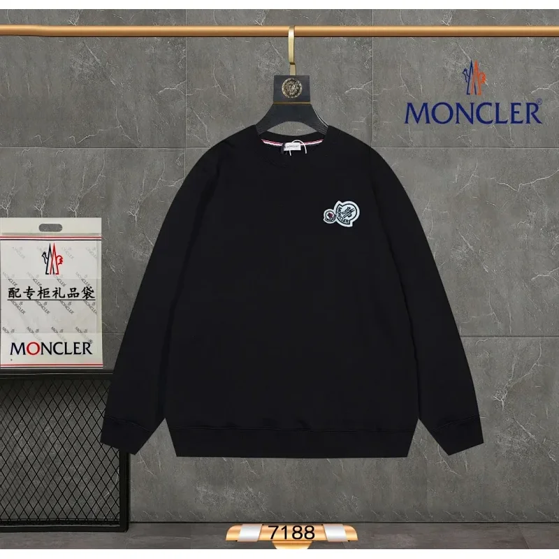 Moncler Black Logo Sweatshirt