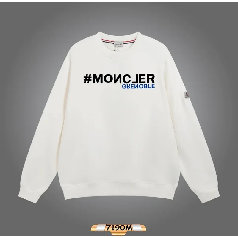Moncler #MONCLER GLENOBLE White Sweatshirt