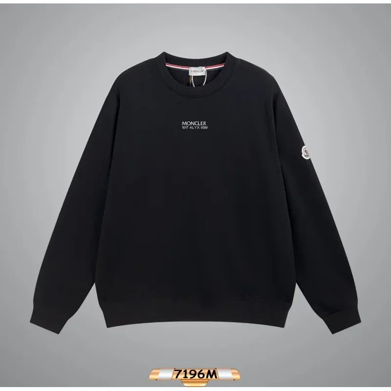 Moncler '1017 ALYX 9SM' Black Crewneck Sweatshirt