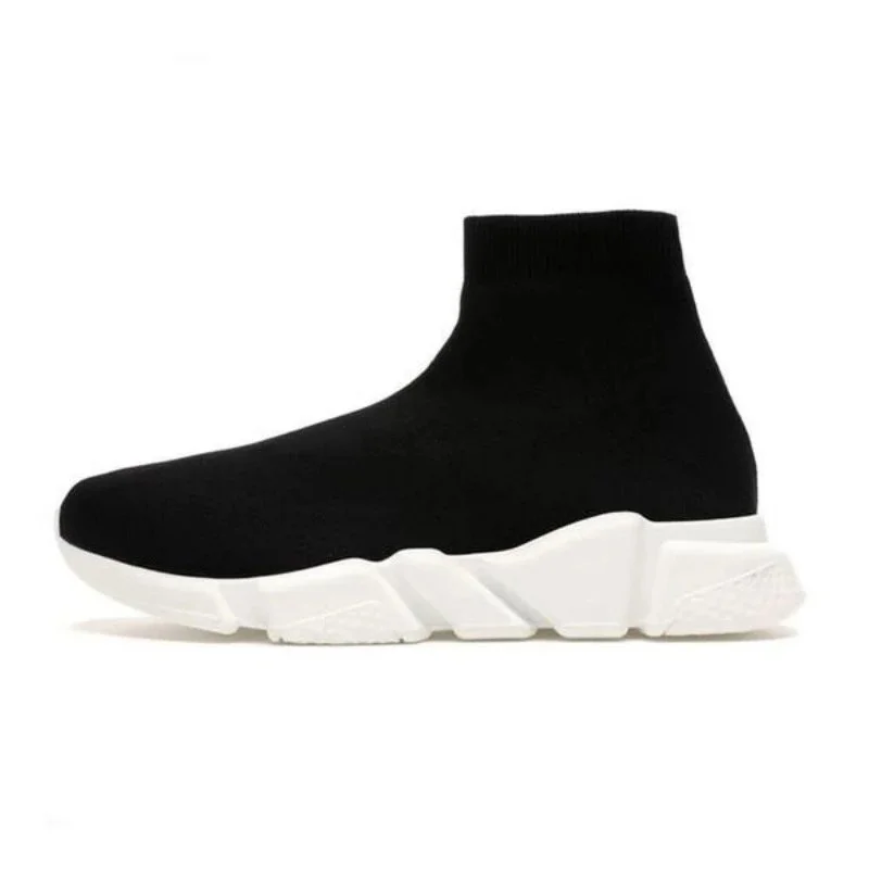 Unisex Sock Sneaker Black/White Sneakers