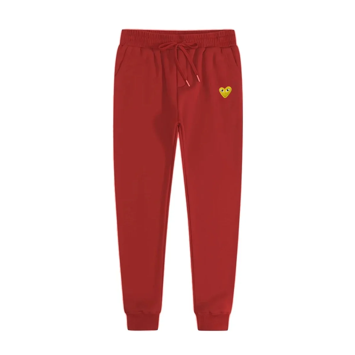 Comme des Garçons Play Red Heart Sweatpants