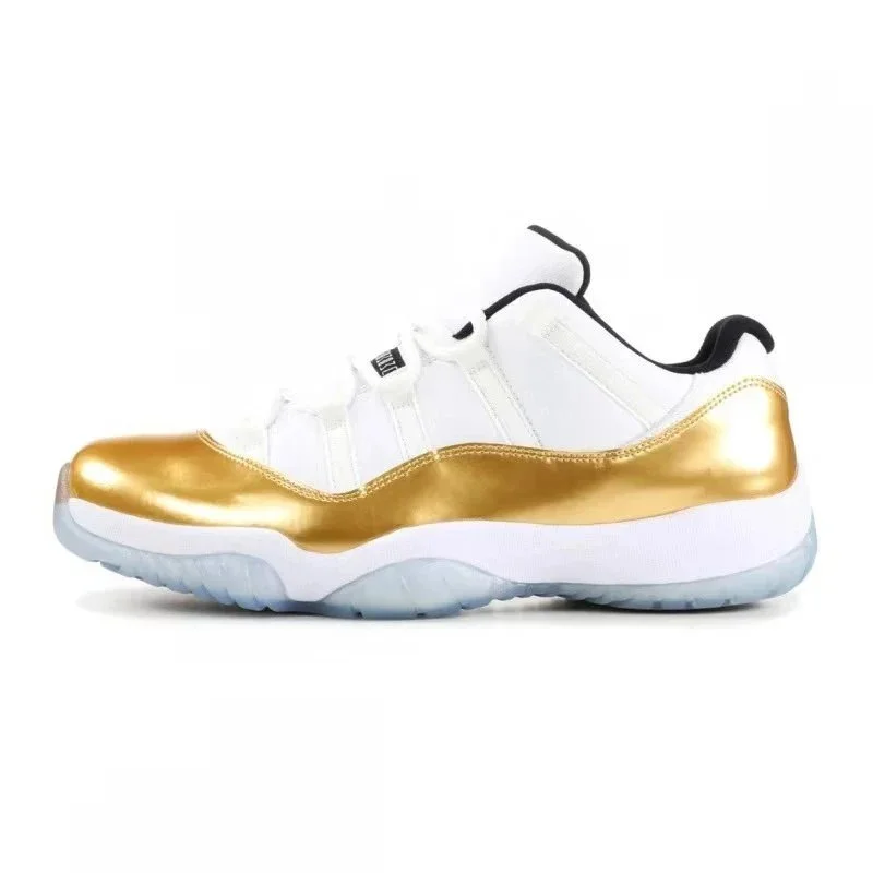 Nike Air Jordan 11 Low Sail/Gold Medal Sneakers
