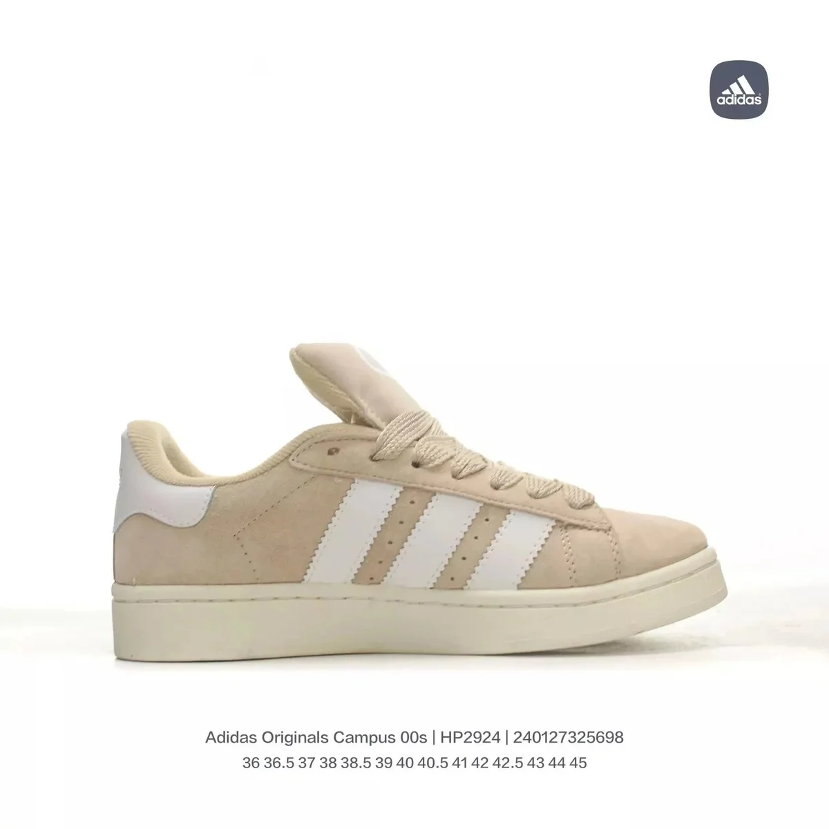 Adidas Campus 00s Beige/White Sneakers
