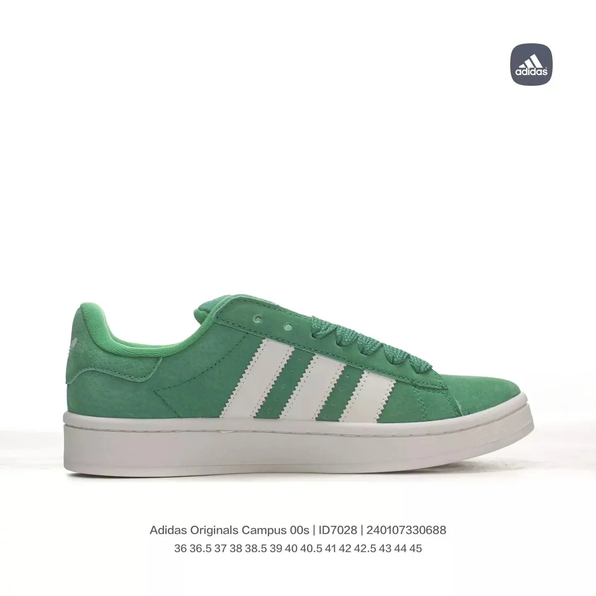 Adidas Campus 00s Green White Sneakers