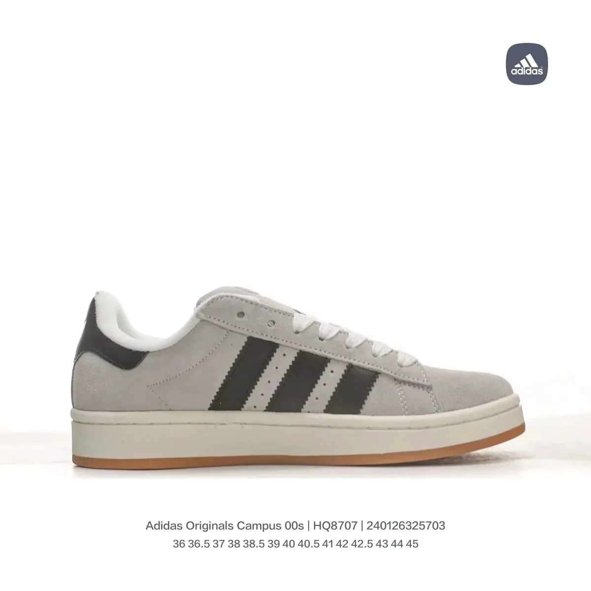 Adidas Campus 00s Grey/Black Sneakers